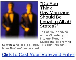 Do You Think Gay Marriage Should Be Legal In All 50 States? Click Here!