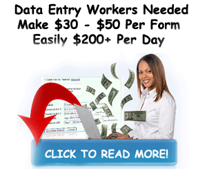 Can You Type? Data Entry Workers Needed!  Start making money in just 30 minutes  Visit for complete details.