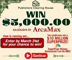 $5,OOO.OO Exclusively for
ArcaMax Subscribers!

Click for details.