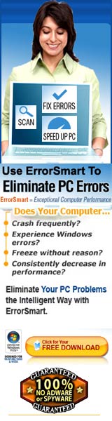 Is your system moving at a snail's pace?  Do you keep receiving mysterious error messages that seem to appear out of nowhere?  Does your computer keep crashing without warning?  Scan now for free, using ErrorSmart!  Read details here