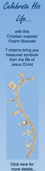 Be forever guided by the life, the way and the story of Jesus! Delight in each of the 7 charms that bring you eternal symbols from His life. From the star of Bethlehem symbolizing His birth to a winged dove representing His ascension into Heaven. Don't wait - click this link to order now!