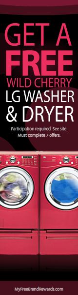 Get your free Washer and Dryer