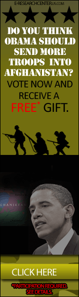 Do you think Obama should send more troops in to Afghanistan? Vote Now and Receive a Free $500 Gift Card   Click here for details...