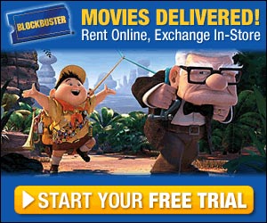  Rent Movies by Mail from Blockbuster  Try it FREE for 2 Weeks!  Click here for more information... 