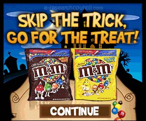 Skip the trick, go for the treat...Vote in our Halloween Candy Survey for your chance to get a FREE $50 Visa Gift Card and an XXL bag of Chocolate or Peanut M&M's!