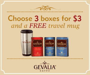 Treating you right from the start.  Choose 3 boxes for $3 & a FREE travel mug.  Discover the world's most tempting coffee delivered right to your door.  Click here for details...