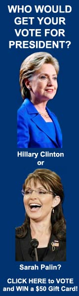 Will Sarah Palin be the first female President? OR Will it be Hillary Clinton?
