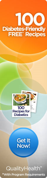  100 Recipes for Diabetics! No More Boring Meals!  Click for details...