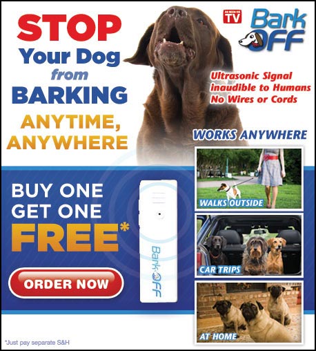  Stop your dog from barking anytime, anywhere.  Click here for details... 
