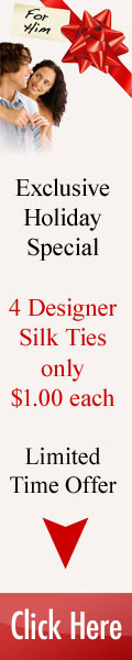 Belisi Mens Tie Holiday offer - 4 Designer Silk Ties for ONLY $1  - Click here for details...
