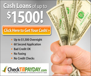 You need a cash advance today, but you don't get your paycheck until next week? Apply now for the money you need!   Click here for details...