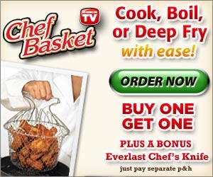  Chef Basket - Cook, Boil and Deep Fry with Ease!  Click here for details... 