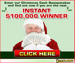  Enter the Christmas Cash $100,000 Sweepstakes... 