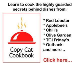 Over 750 Secret Copycat Recipes From Your Favorite Restaurants. Click here for details... 