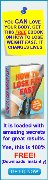 YOU CAN LOVE YOUR BODY with this FREE eBook on How to Lose Weight Fast! -  Click here...