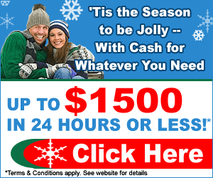  Get $500, $750, even $1500 for the holidays!... 