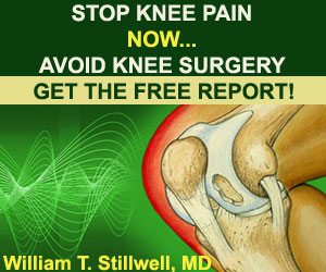 Stop Knee Pain Now...Avoid Knee Surgery...Get the FREE Report! Click here for details...