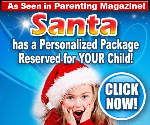 A personal package for your child from Santa!  Click here for details...