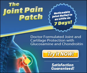 Joint Pain Patch - Get Noticeable Relief in as little as 7 days!...