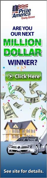 Are You Our Next MILLION DOllar Winner?  Click here for details...