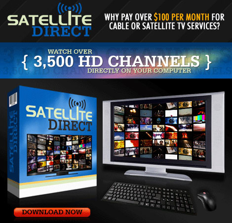Watch Over 3,500 HD Channels Directly on Your Computer  Download Satellite Direct Now