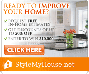 Looking to renovate your home? Think it might cost too much? Sign up for Stylemyhouse.net and you can save on all your renovation needs. Also enter for a chance to win $10,000 for you home!...