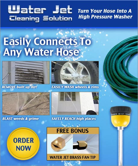 Turn your ordinary hose into a pressure washer  Simply connect to any water hose and get the power you need The ultimate cleaning solution...