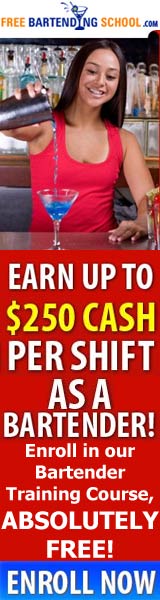 Free Bartending Course. Click and check it out