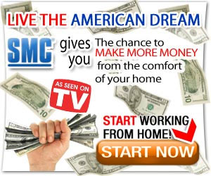 Live the American Dream - Start Working from Home NOW! Click here for details...
