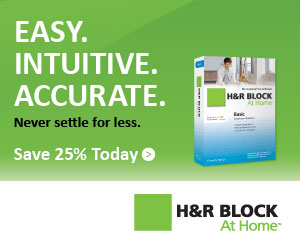 Tax Time is Here!  File for FREE! H & R Block at Home -  Click here for details...