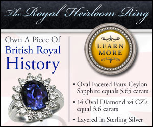 Own a piece of British Royal History!   Click here...