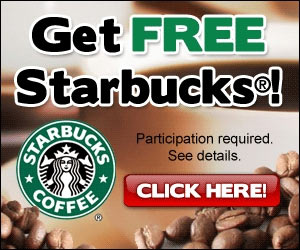 $100 Worth of Starbucks - FREE! - Click here for more info...
