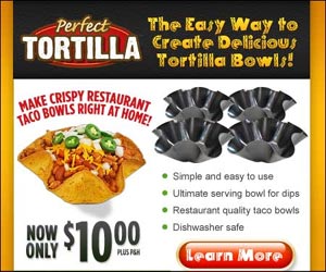 Making the perfect tortilla bowl has never been so simple - Click here for details...