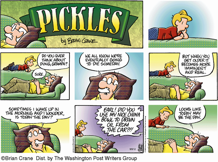 Pickles Cartoon for Aug/05/2012